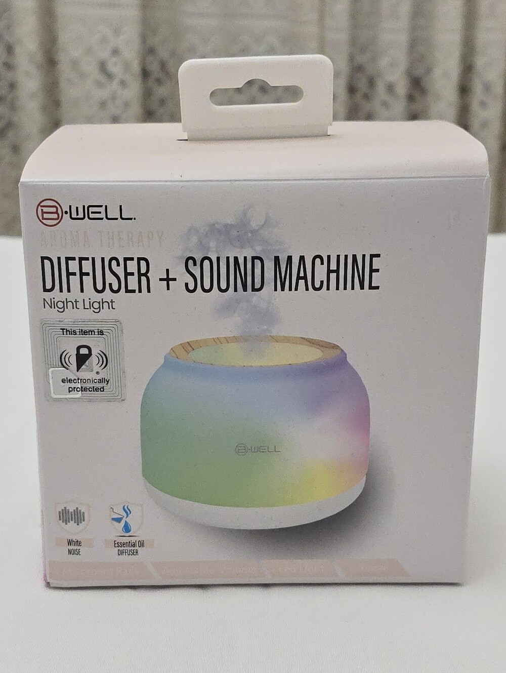 Aroma Therapy Diffuser and Sound Machine Night Light 5 Sounds White Noise Sleep